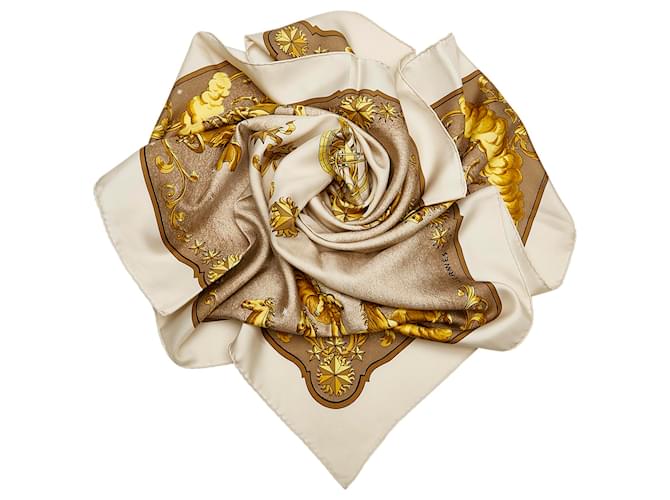 Hermès Foulard en soie Hermes Multi Cosmos Tissu Multicolore  ref.749679