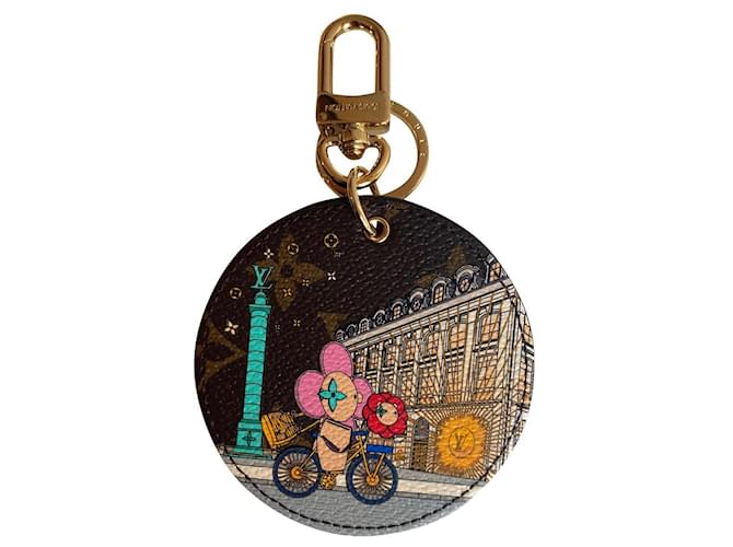Louis Vuitton ILLUSTRE Xmas Paris Bag Charm and Key Holder