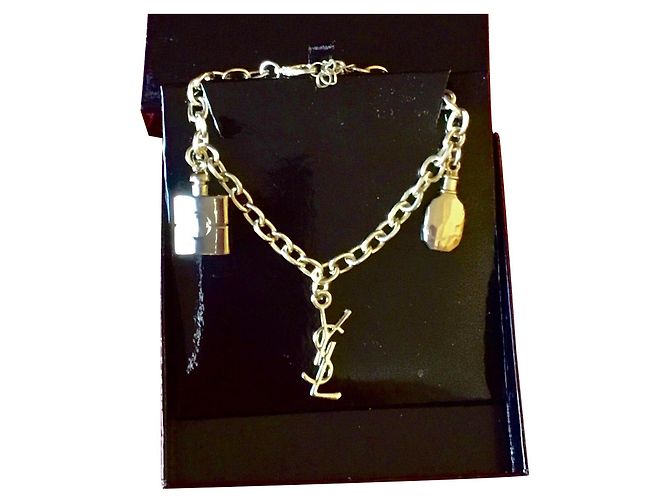 Pulseira Charms Yves Saint Laurent em aço 