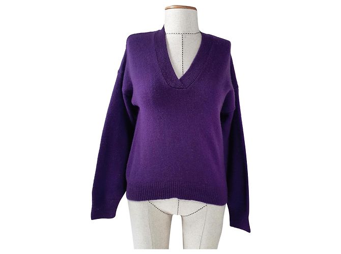 Autre Marque Maison Anje Kaschmirpullover Lila 