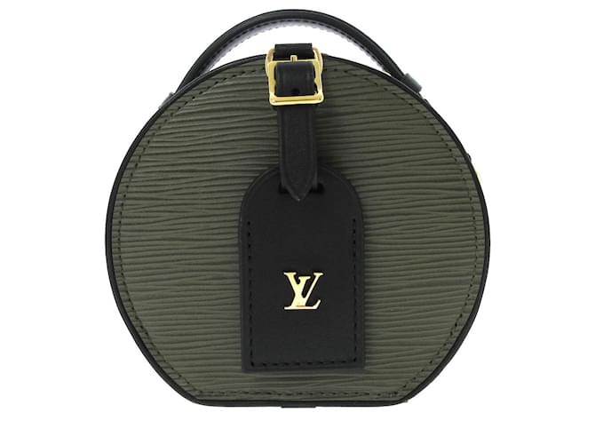 Louis Vuitton Mini boîte chapeau Green Leather ref.750058 - Joli Closet