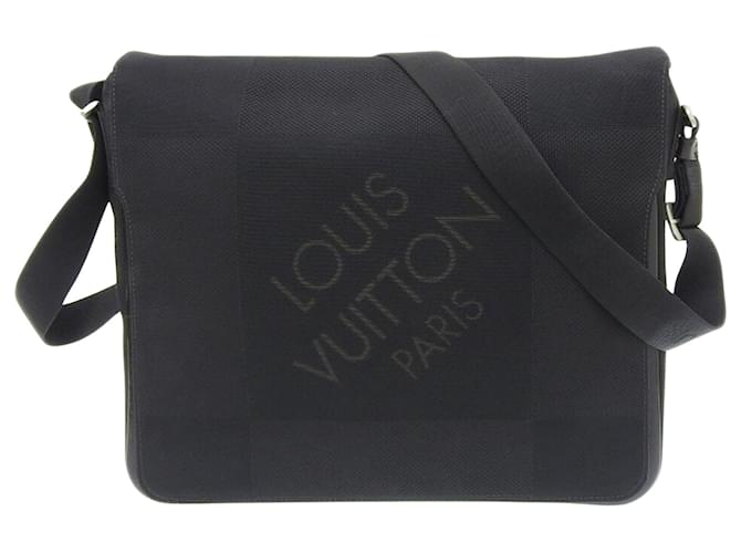 Louis Vuitton Messenger Schwarz Leinwand  ref.750473