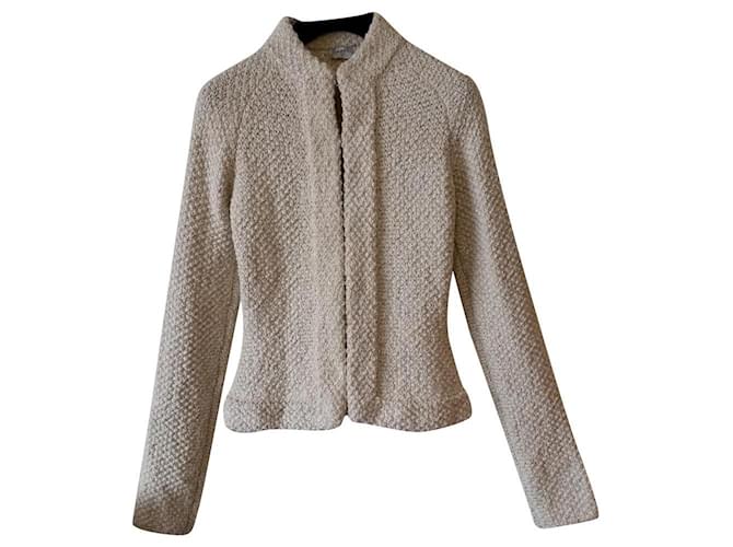 Chanel Knitwear Beige Wool  ref.750579