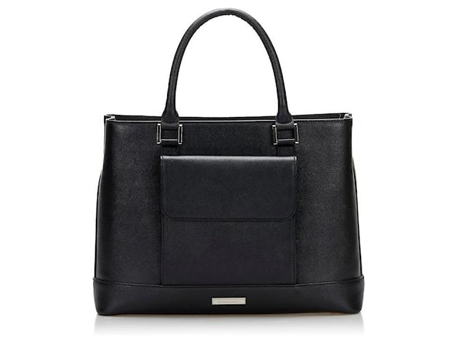 Autre Marque Leather Handbag Black Pony-style calfskin  ref.750991