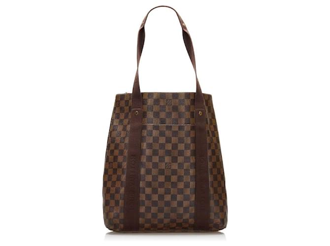 Louis Vuitton Damier Ebene Cabas Beaubourg M53013 Brown Cloth  ref.751004