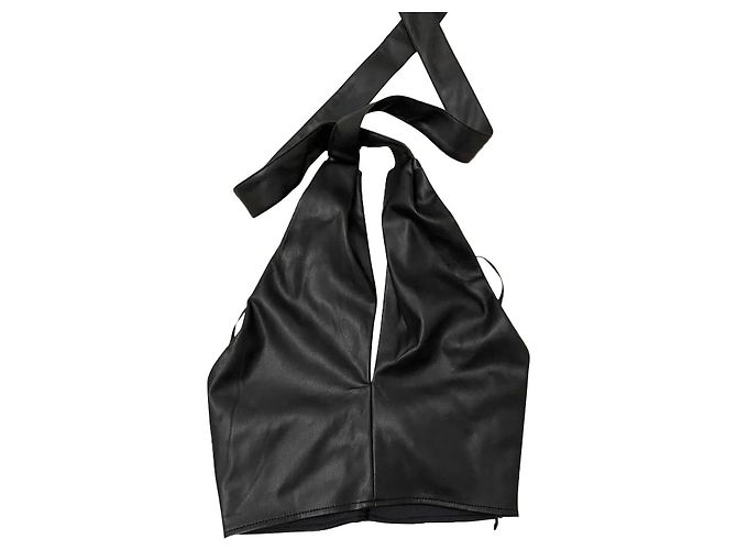 Top Staud Kai Nero in Ecopelle