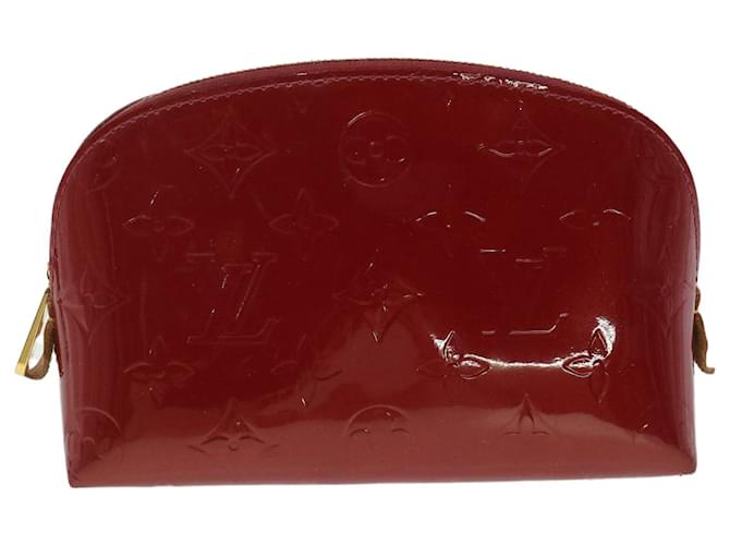 Louis Vuitton cosmetic pouch Red Patent leather  ref.751244