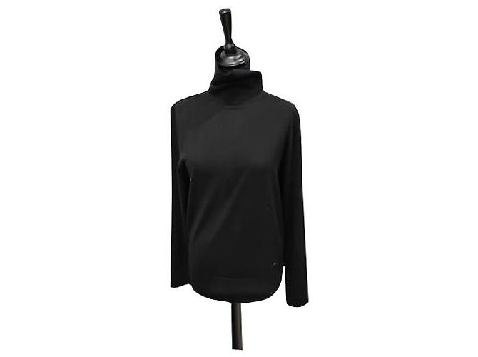 Chanel Uniform Schwarz Wolle