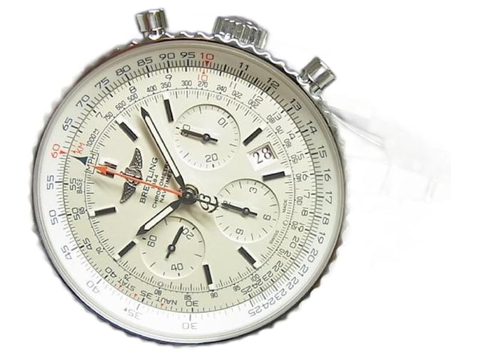 BREITLING Navitimer01 limited silver 2000 Lot Limited Mens Silvery Steel  ref.751892