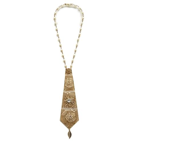 Chanel tie discount necklace