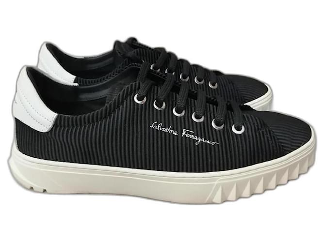 Salvatore Ferragamo Sneakers Black Synthetic  - Joli Closet