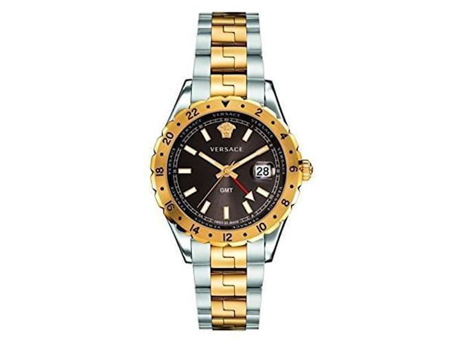 Versace Hellenyium GMT-Uhr Metallisch  ref.752173