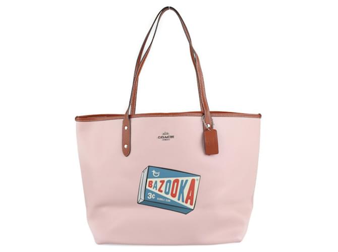 Coach Pink Leather  ref.752539