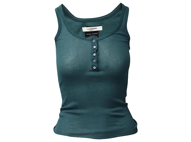 Camiseta Isabel Marant Etoile Louisalic de algodón verde  ref.752615