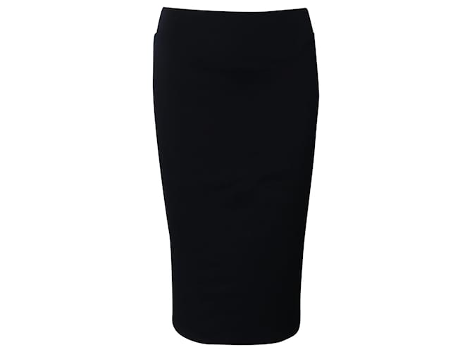Thierry Mugler Mugler Fitted Pencil Skirt in Black Viscose Cellulose fibre  ref.752622
