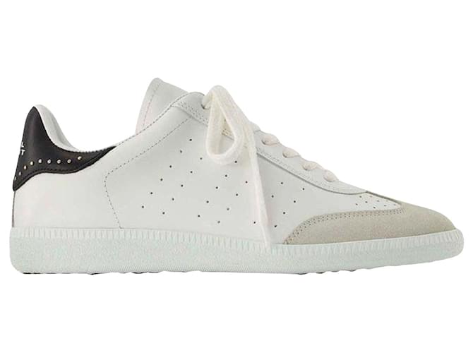 Bryce-Gz Sneakers - Isabel Marant - Black - Leather White  ref.752768