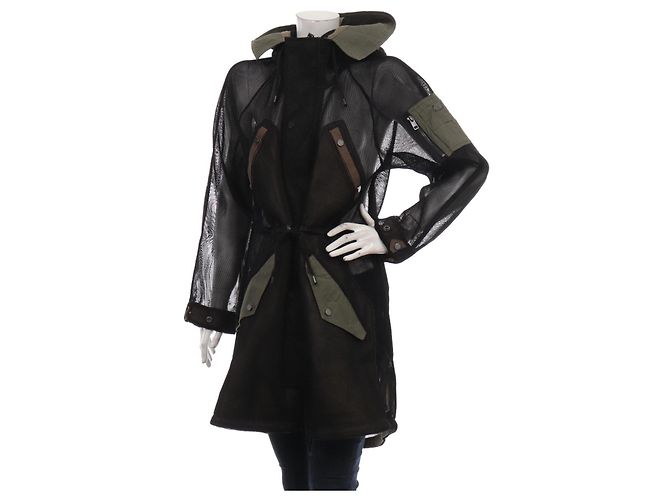 Diesel Jacke Schwarz aus Polyester