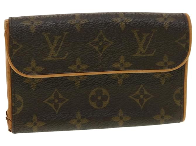 LOUIS VUITTON Monogram Pochette Florentine Waist bag M51855 LV Auth bs3456 Cloth  ref.753090