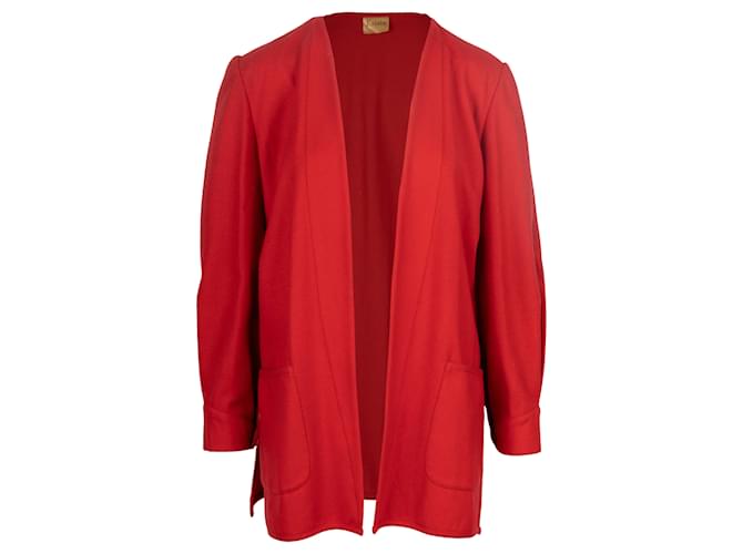 jaqueta de lã Krizia Vermelho  ref.753228