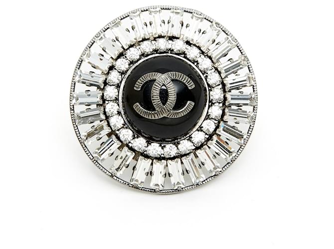 Chanel STUNNING RHINESTONE WAND T53 Silvery Metal  ref.753395