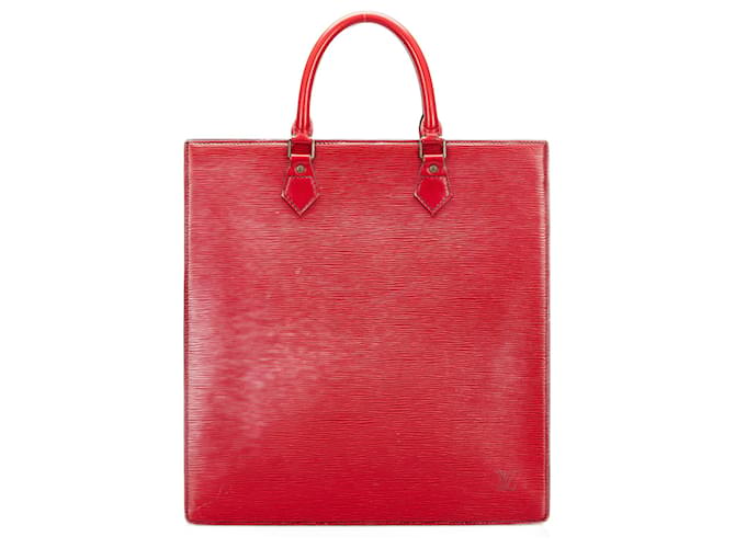 Louis Vuitton Epi Sac Plat Red Pony-style calfskin  ref.753511