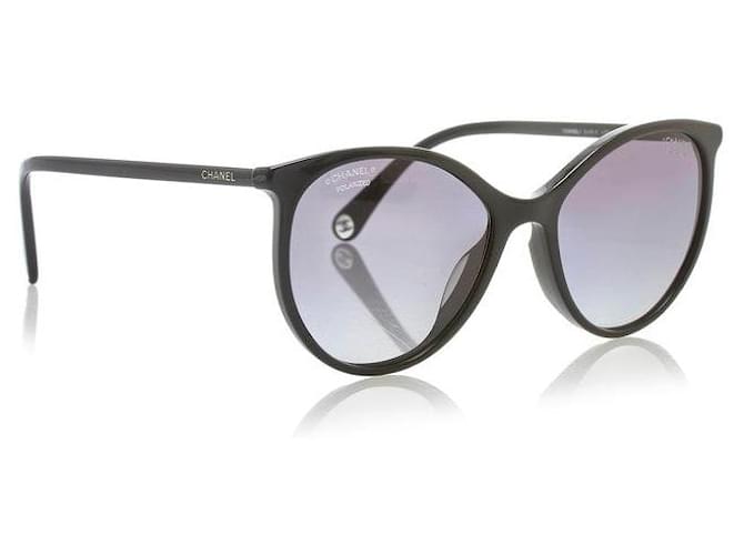 Chanel Cat Eye Sunglasses Black Resin  ref.753530