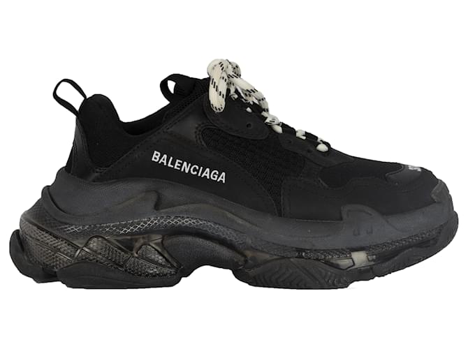 Balenciaga triple s trainers Black  ref.753694