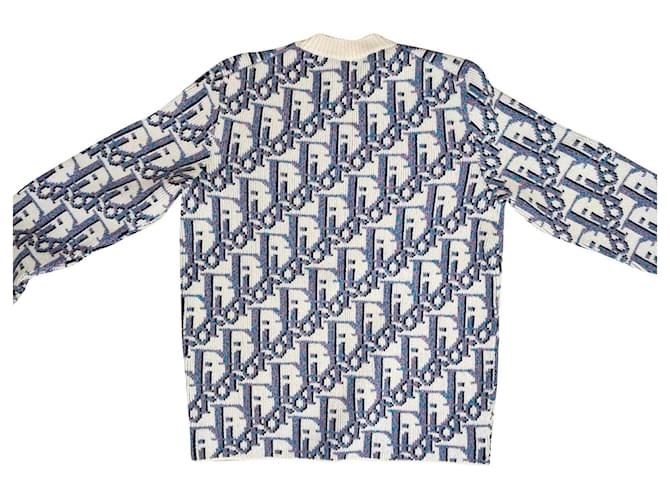Dior Sweaters Blue Wool  ref.753722