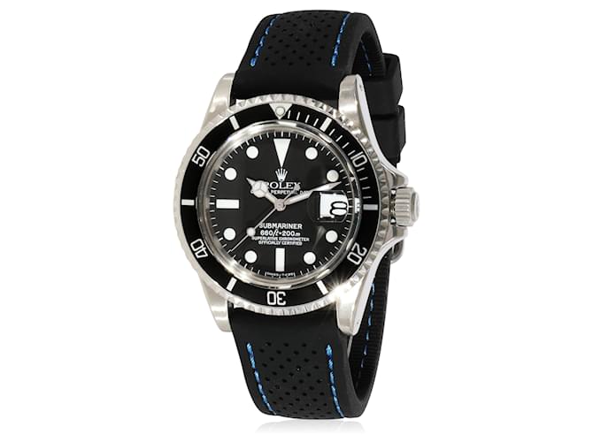Rolex Submariner 1680 Relógio masculino em aço inoxidável Preto Metal  ref.753799