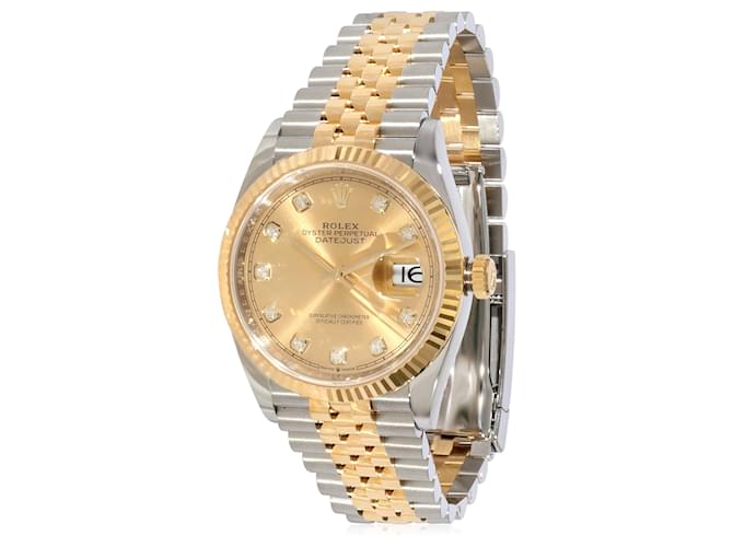 Rolex Datejust 126233 Reloj De Hombre En Acero Inoxidable/Oro Amarillo Gris Metal  ref.753802