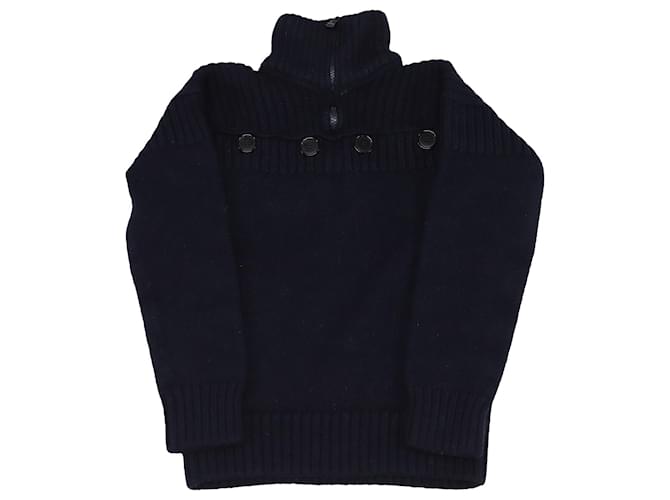 Dolce & Gabbana Pullover aus blauer Wolle  ref.753851