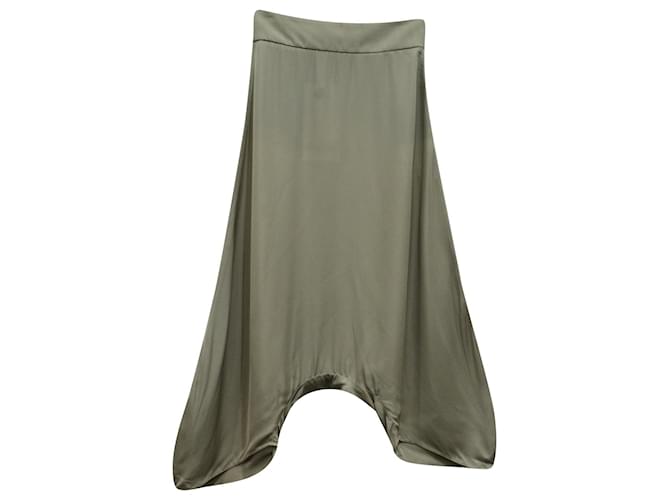 Yves Saint Laurent Saint Laurent Yves Harem Trousers in Dove Grey Silk  ref.753861