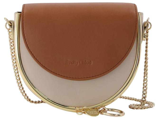 See by Chloé Mara Hobo Bag - See By Chloe - Cement Beige - Leather Pony-style calfskin  ref.753937