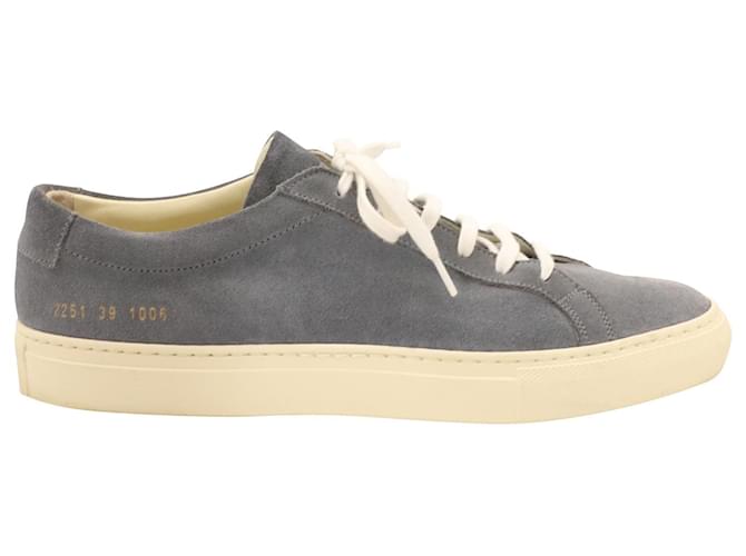 Autre Marque Common Projects Achilles Low Top Sneakers in Light Blue Suede   ref.753987