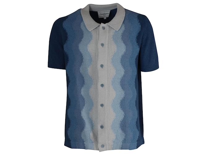 Camisa pólo de tricô Casablanca Bouclé Memphis em algodão multicolorido Multicor  ref.754181