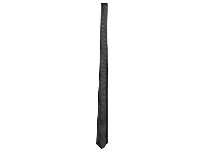 Ermenegildo Zegna Strukturierte Krawatte aus mehrfarbiger Seide Mehrfarben  ref.754199
