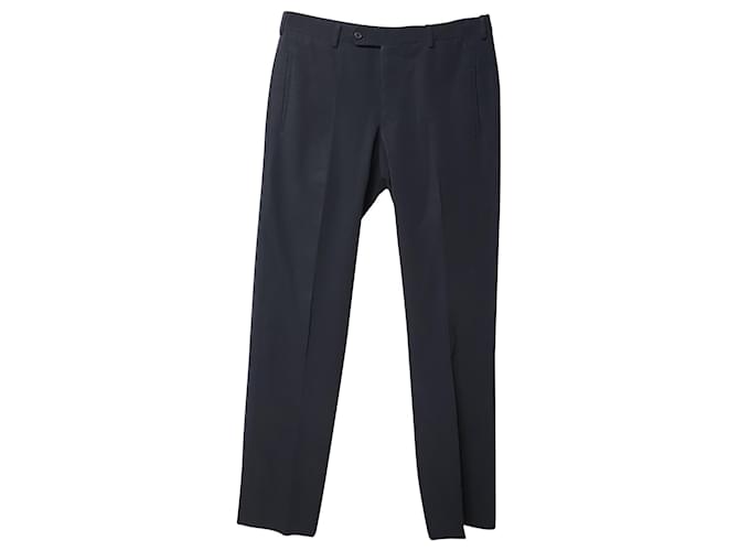 Prada Taillierte Hose aus schwarzem Nylon  ref.754215