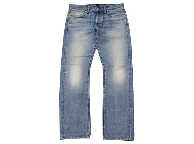 Tom Ford Japanese Selvedge Slim Fit Jeans in Denim Cotton  - Joli  Closet