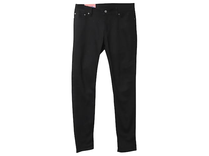 Acne Studios Jeans in Black Cotton Denim  ref.754295