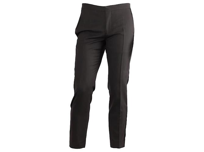 Pantalón corto Dior de lana negra Negro  ref.754316