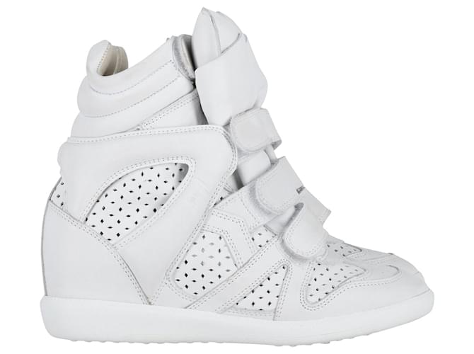 Isabel Marant Bekett Sneakers in White Leather  ref.754361