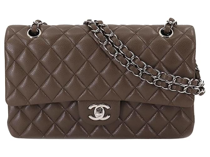 Timeless Chanel intemporal Marrom Couro  ref.754686