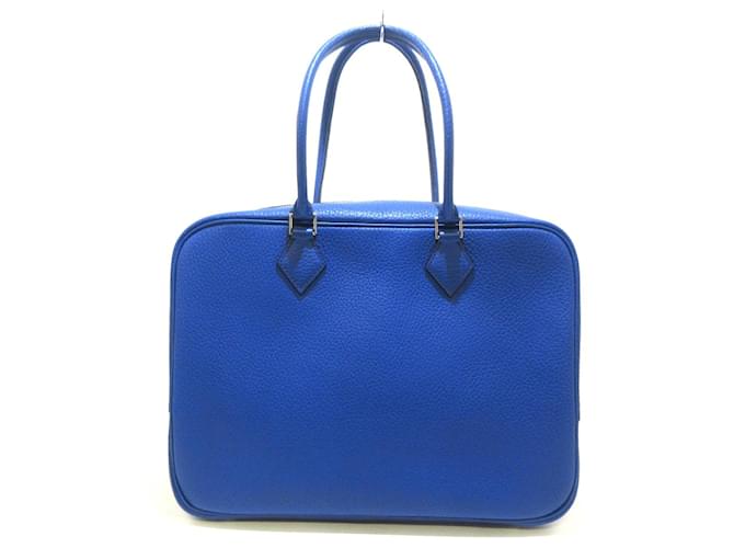 Hermès Plume Blue Leather  ref.754697