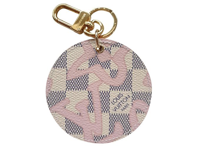 Louis Vuitton Tahitienne Leather Phone Charm Pink
