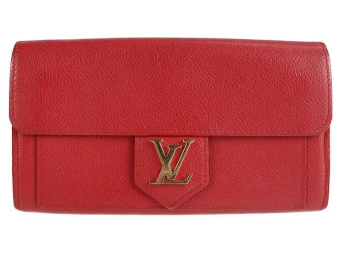 Louis Vuitton Lockme Rot Leder  ref.754994