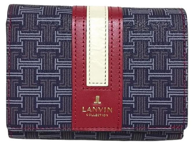 LANVIN Navy blue Cloth  ref.755080