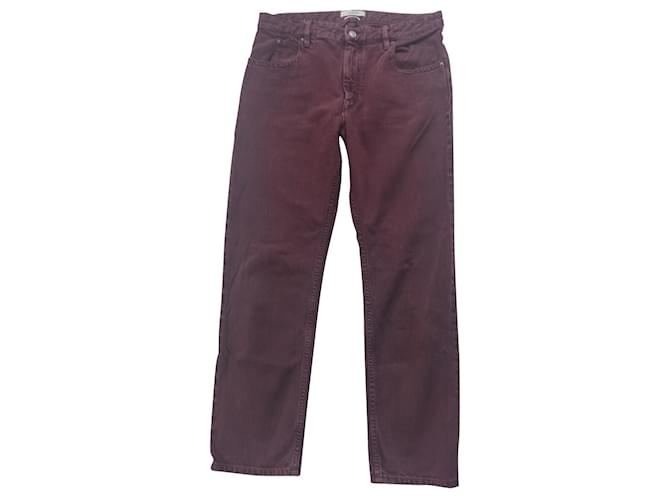 Isabel Marant Etoile Jeans Pink Prune Cotton  ref.755240