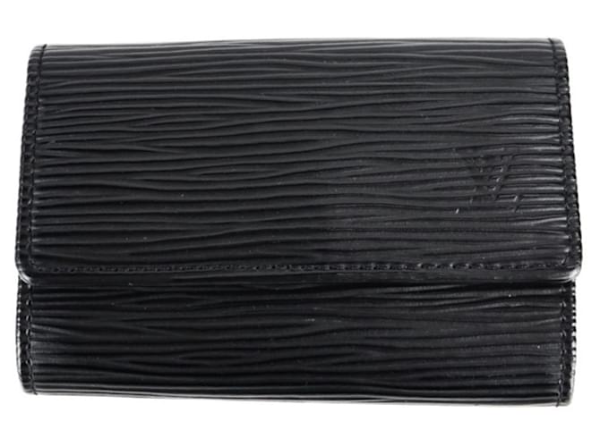Louis Vuitton Multiclés Black Leather  ref.755443