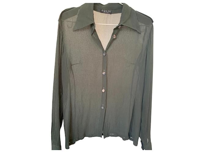 Gucci Top Verde scuro  ref.755554