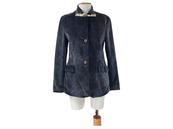 Escada Sport Blazer aus grauem Samt